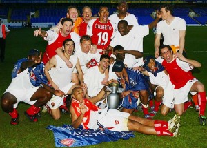 The Invincibles team of Arsenal circa 2004