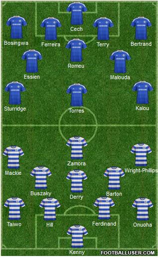 ChelseavQPR Chelsea QPR John Terry Anton Ferdinand Handshake