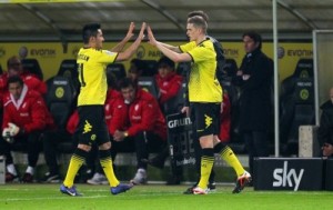  Ilkay GA?ndogan absence really hurting Dortmund