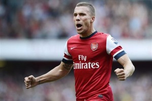 Lukas Podolski: Can he force his way into the first team at Arsenal?