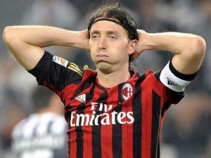 A disappointed Ricardo Montolivo after the final whistle