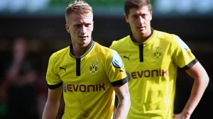 Marco Reus (left, Borussia Dortmund attacking midfielder) and Robert Lewandowski (right, Borussia Dortmund forward) | Borussia Dortmund Need Reinforcements Right Now