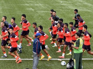 india-football-practice