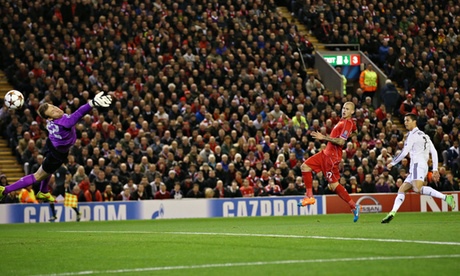 Ronaldo inpspired Real Madrid to a 3-0 win at Anfield