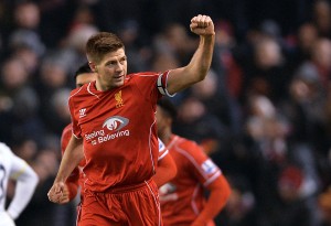 Gerrard is Liverpools Top Scorer This Season with 10 goals
