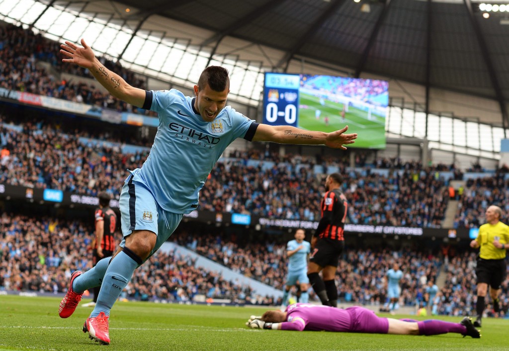 Sergio Aguero was the star player of City's campaign