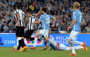 Italian soccer cup final - Juventus vs Lazio