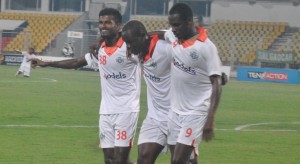 Okolie Odafa and Anthony Wolfe will be looking to steer Sporting out of the bottom