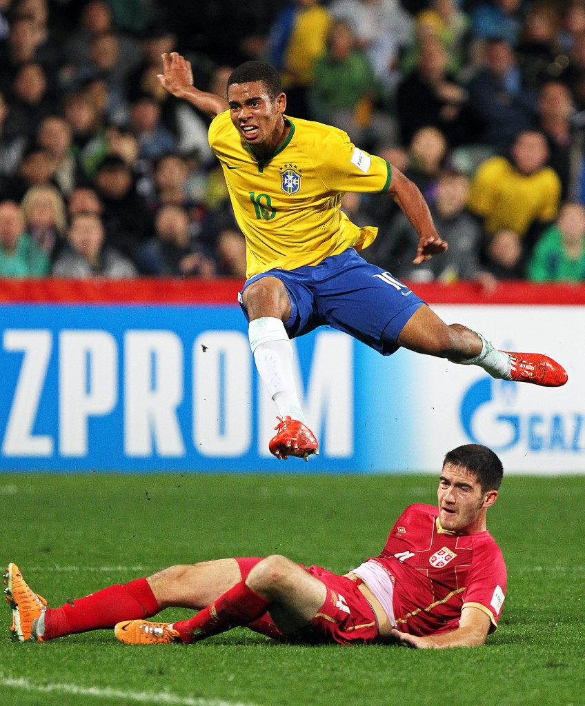 "Watch me fly" - Gabriel Jesus' career seems to be set for a take-off with several European giants interested in the forward and offers on table from Manchester United and Manchester City. (Picture Courtesy - AFP/Getty Images)