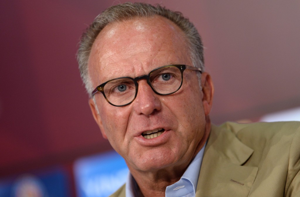 Bayern Munich's chairman Karl-Heinz Rummenigge speaks about the transfer of Munich player Bastian Schweinsteiger during a press conference of German Bundesliga soccer club FC Bayern Munich at the Allianz Arena in Munich, Germany, 11 July 2015. EPA/Andreas Gebert