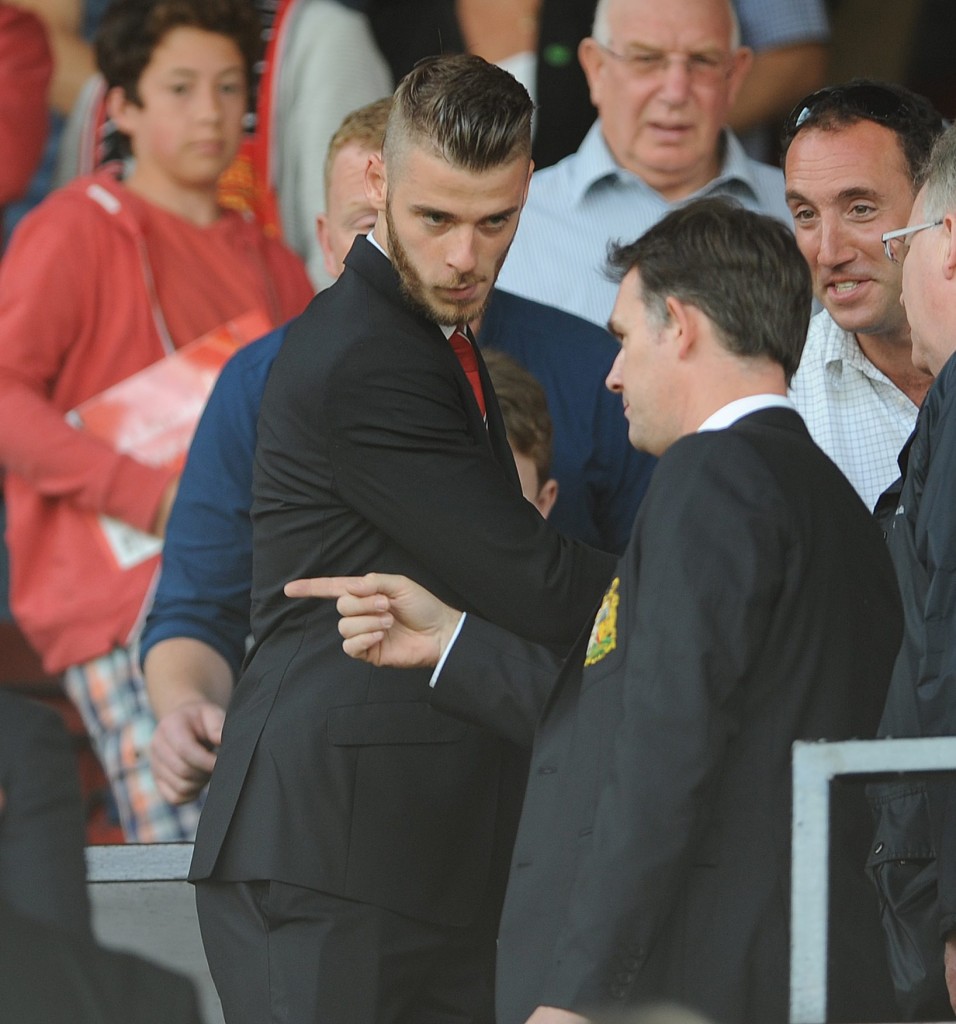 David De Gea continues his exile.