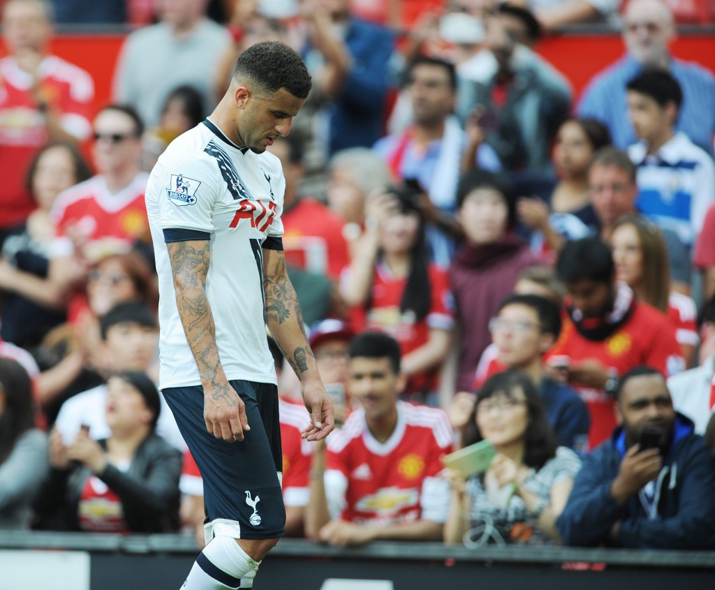 Kyle Walker scored the Red Devils' first goal of the season