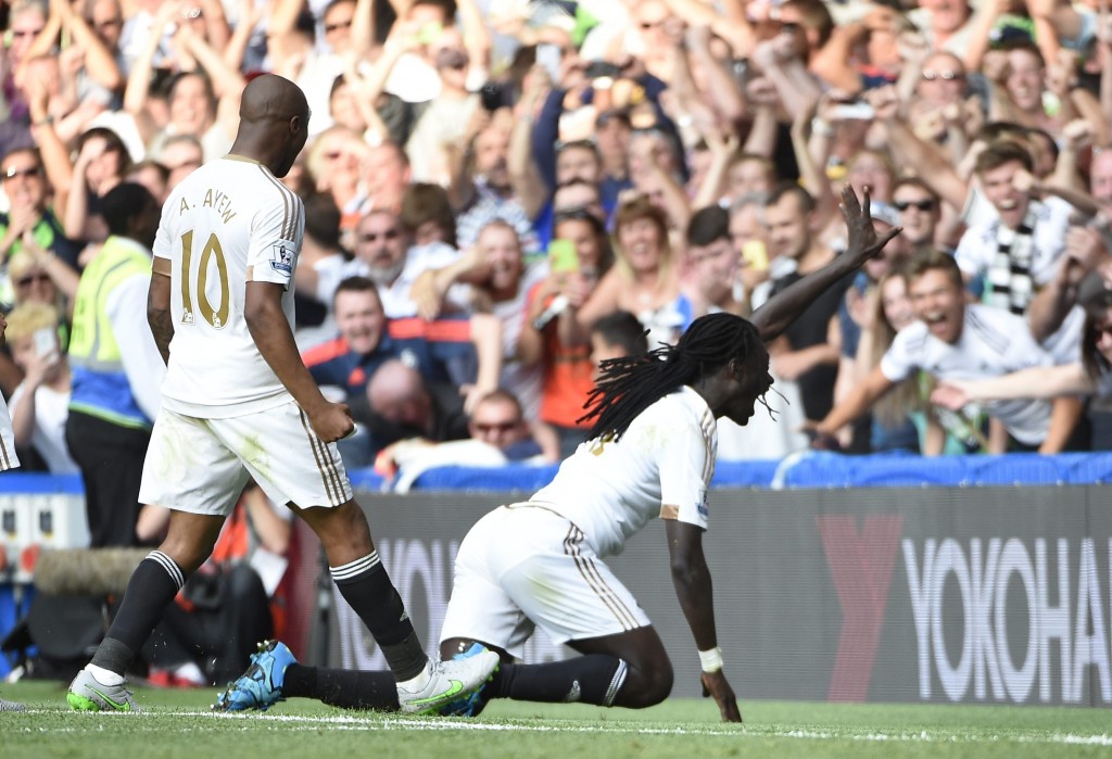 Gomis has bagged four goals in four games.