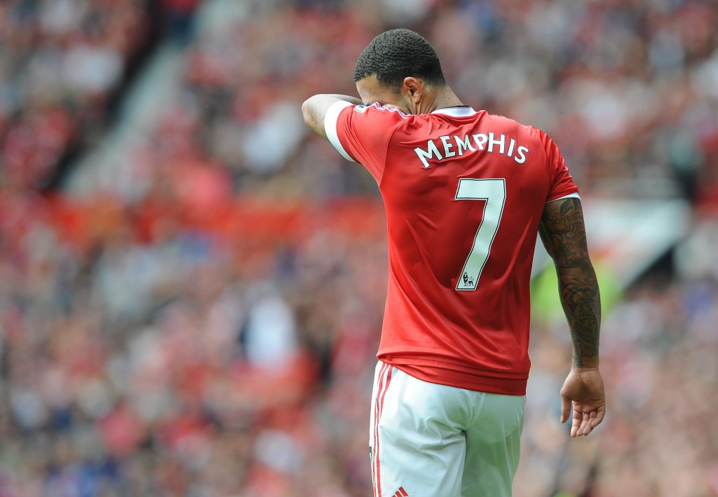 Memphis Depay has largely failed last season to live up to the legacy of United's no.7 shirt.
