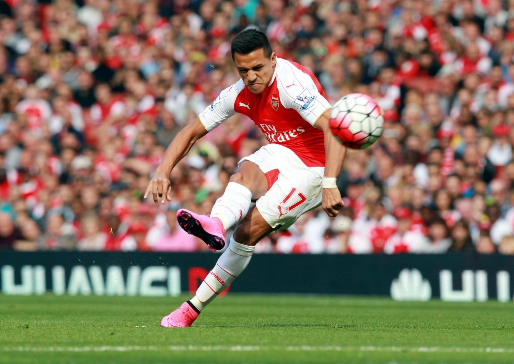 Sanchez scored a brace as Arsenal battered United at The Emirates