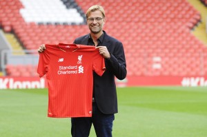 Liverpool FC presents Juergen Klopp as new manager