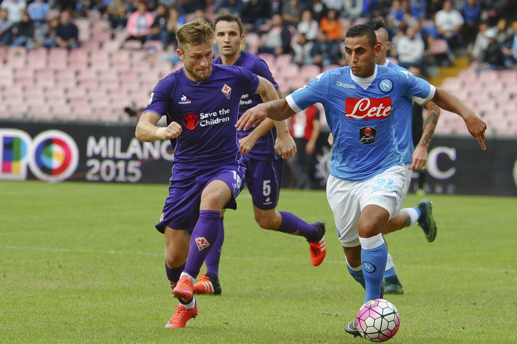 Running towards a possible switch to one of the most iconic clubs in the footballing world. (Picture Courtesy - AFP/Getty Images)