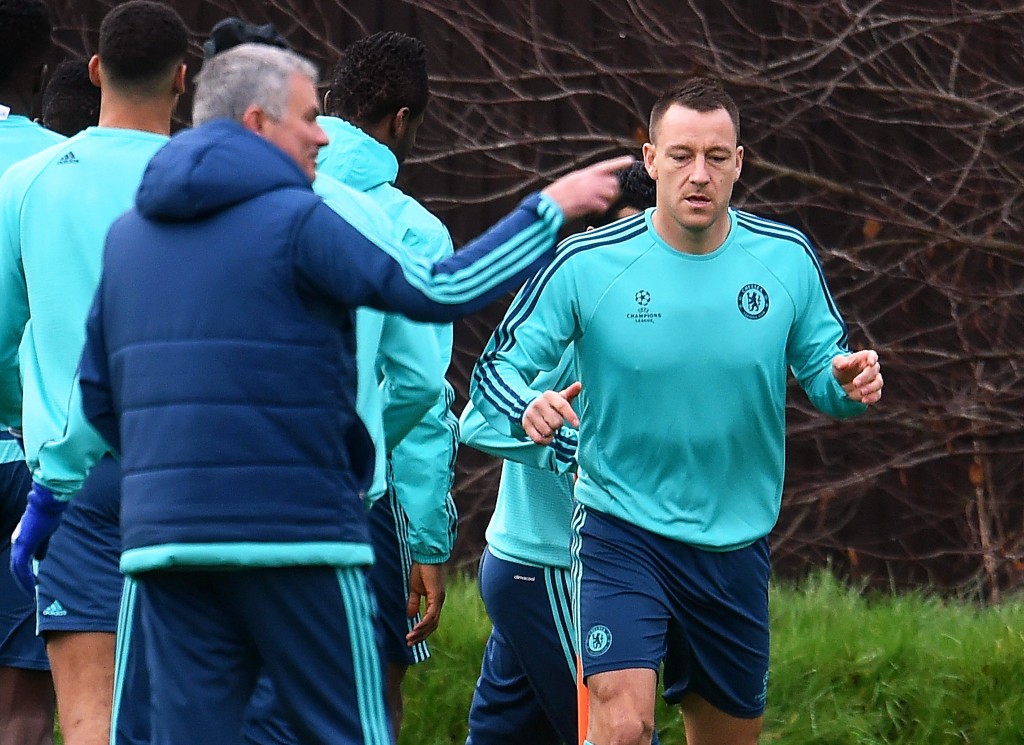 Chelsea FC training