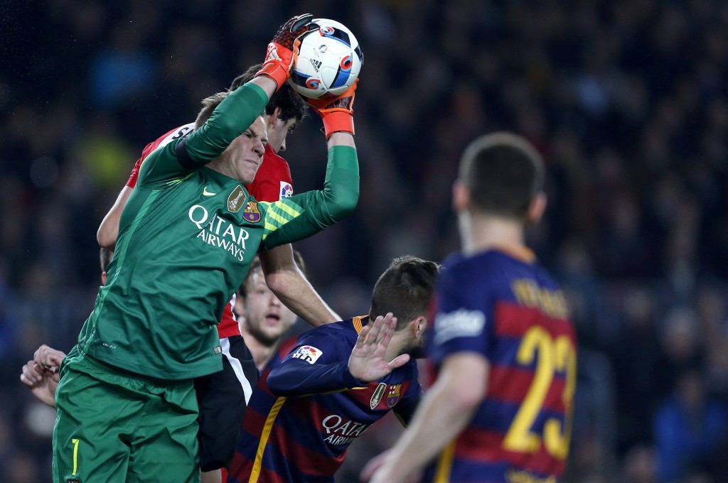 Barcelona have won 73 (80 percent) of their 91 games with Marc Andre ter-Stegen in goal. (Photo Courtesy: Lluis Gene/AFP/Getty Images)