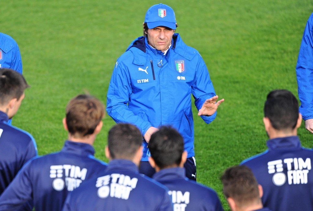 Italian national soccer team - training