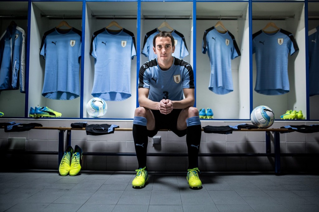 New shirt of the Uruguayan national soccer team