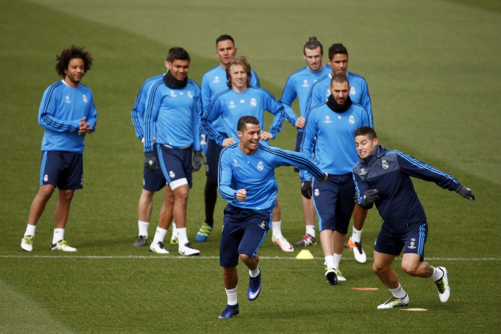 Real Madrid training