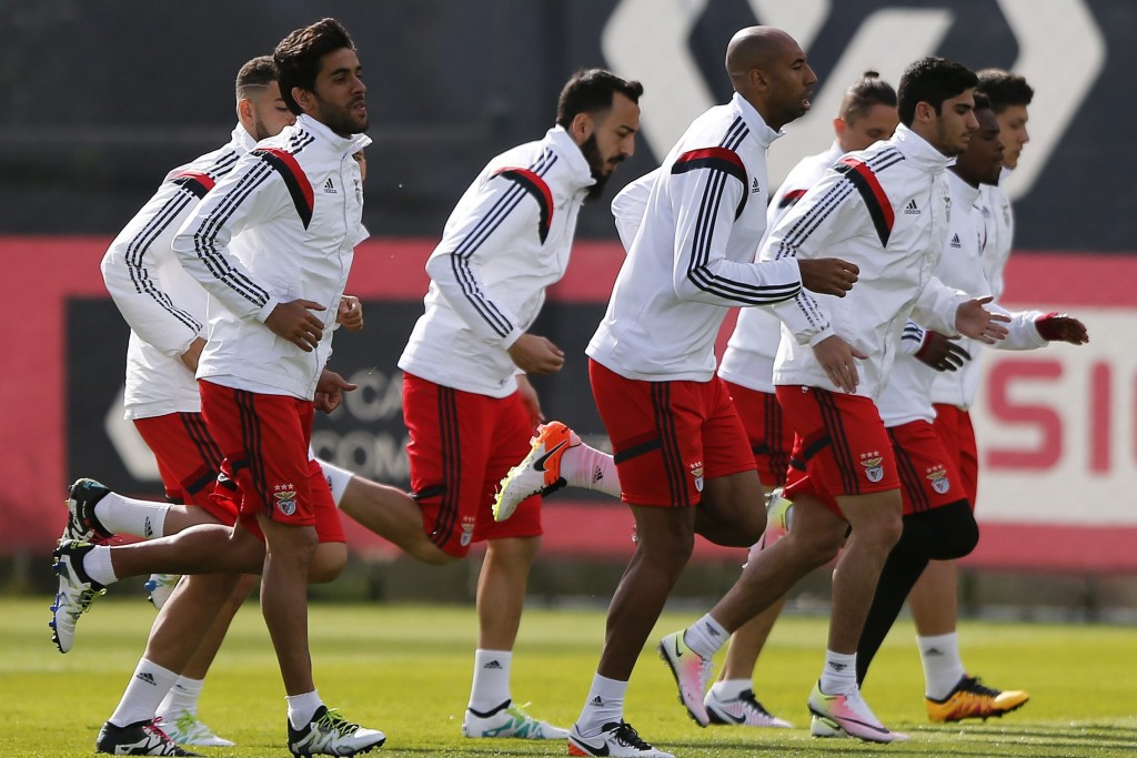 Benfica training session