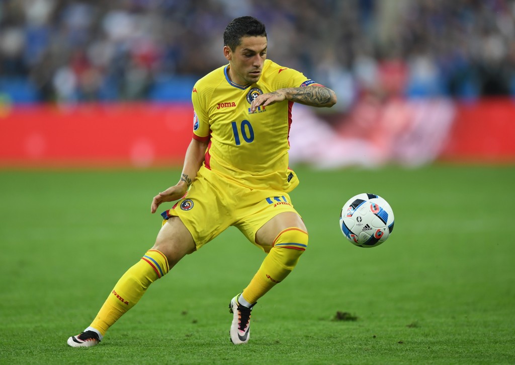 PARIS, FRANCE - JUNE 10: Nicolae Stanciu of Romania in action during the UEFA Euro 2016 Group A match between France and Romania at Stade de France on June 10, 2016 in Paris, France. (Photo by Shaun Botterill/Getty Images)