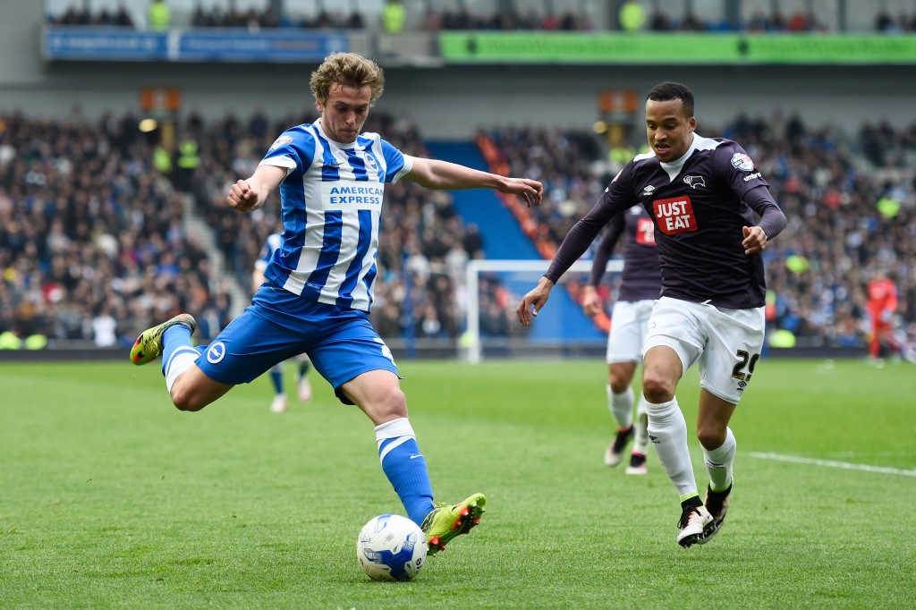James Wilson spent the last season on loan in the Championship for Brighton and Hove Albion. (Picture Courtesy - AFP/Getty Images)
