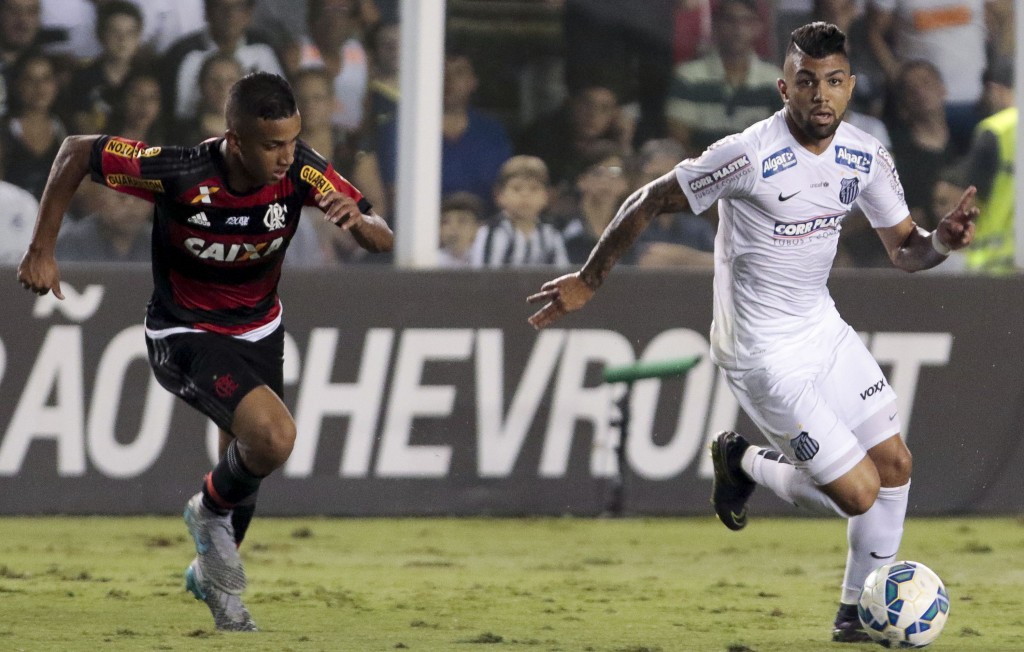 Gabigol has grabbed the attention of the top European clubs with Santos reportedly accepting a €20m bid from Juventus. (Picture Courtesy - AFP/Getty Images)