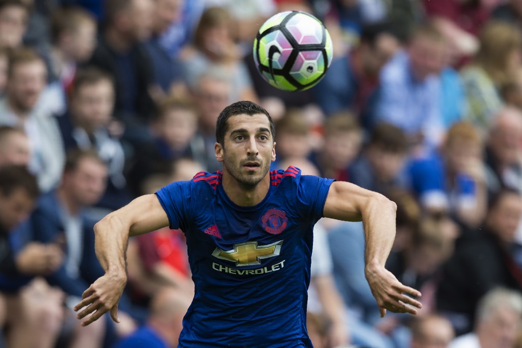 New signing Henrikh Mkhitaryan has taken to the Red Devils like fish to water and looks like a great signing already. (Picture Courtesy - AFP/Getty Images)