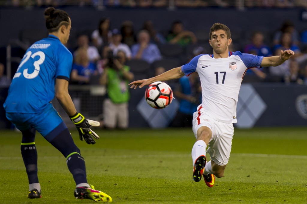 At 17, Pulisic became the youngest goalscorer for USA in the modern era by scoring in a friendly against Bolivia. (Picture Courtesy - AFP/Getty Images)