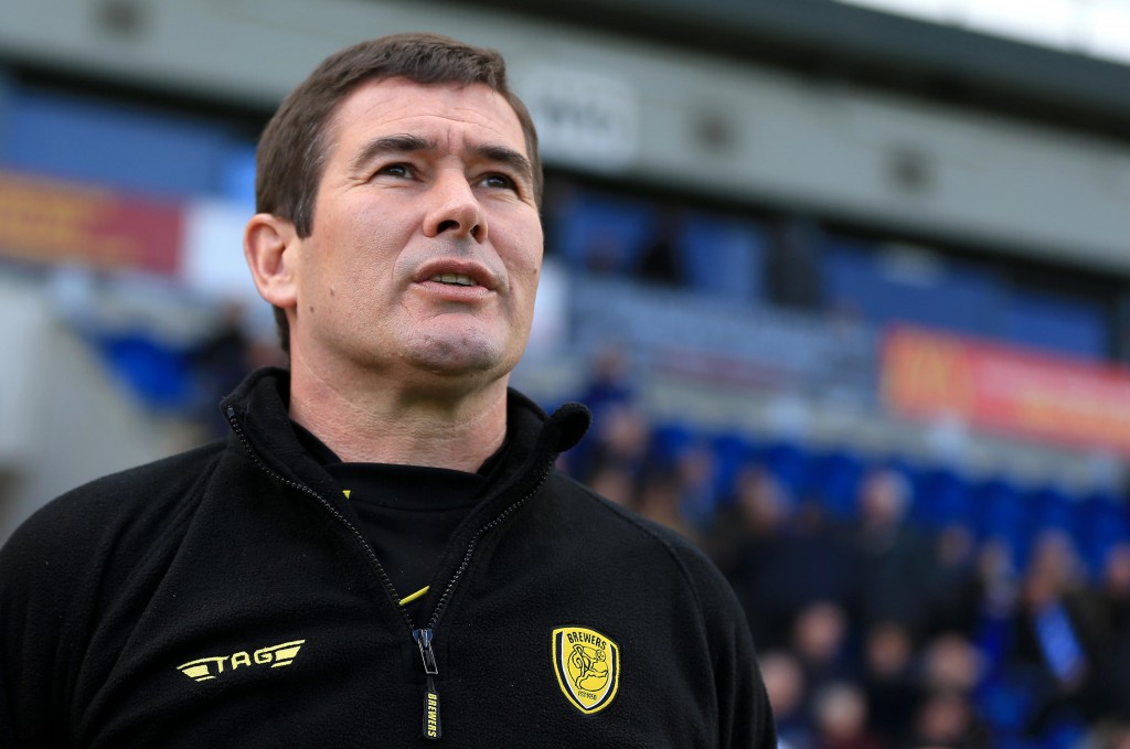 COLCHESTER, ENGLAND - APRIL 23: Burton Albion Manager Nigel Clough during the Sky Bet League One match between Colchester United and Burton Albion at Colchester Community Stadium on April 23, 2016 in Colchester, England. (Photo by Stephen Pond/Getty Images)