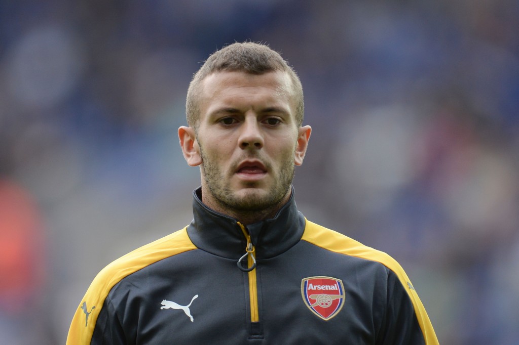 Arsenal's English midfielder Jack Wilshere warms up before the English Premier League football match between Leicester City and Arsenal at King Power Stadium in Leicester, central England on August 20, 2016. (Photo credit: Oli Scarff/AFP/Getty Images)