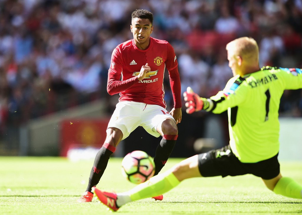 Jesse Lingard continues to prove his talent to the whole world as he mesmerised the on-lookers with a breakth-taking run en route to scoring the opening goal of the match. (Picture Courtesy - AFP/Getty Images)