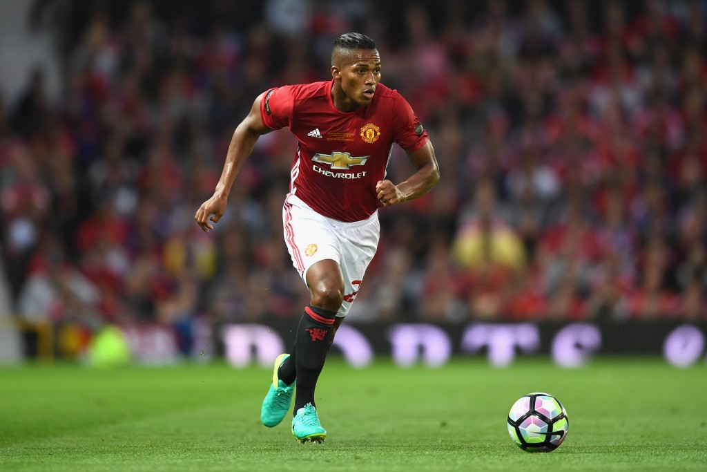 MANCHESTER, ENGLAND - AUGUST 03: Antonio Valencia of Manchester United in action during the Wayne Rooney Testimonial match between Manchester United and Everton at Old Trafford on August 3, 2016 in Manchester, England. (Photo by Michael Regan/Getty Images)