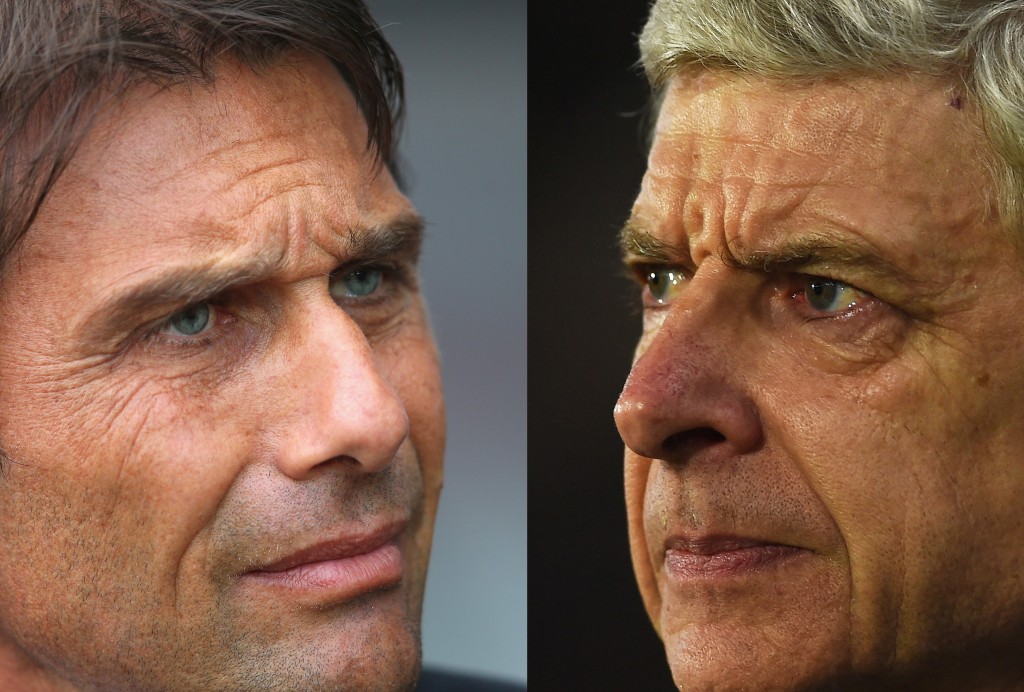 A chance to lay down the marker for both of them as Conte and Wenger face off in England for the first time. (Picture Courtesy - AFP/Getty Images)