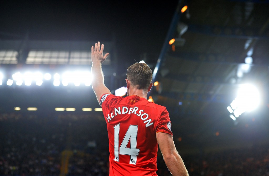 Henderson will be the key to Liverpool's buildup. (Picture Courtesy - AFP/Getty Images)