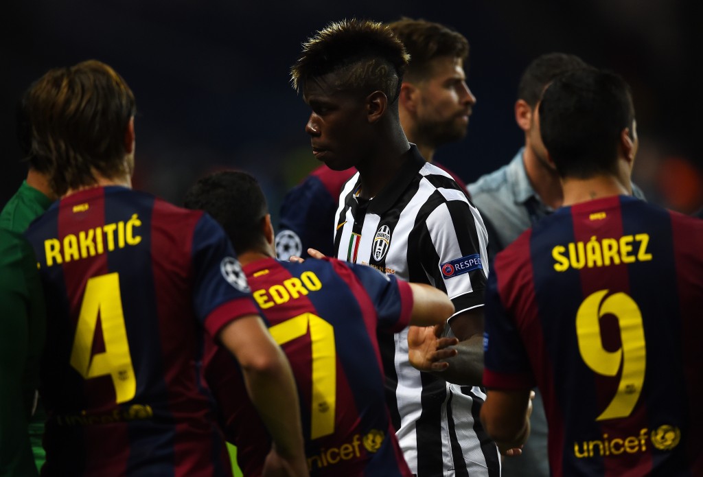 Paul Pogba could have very well ended up playing alongside Messi, Neymar and Suarez, revealed Albert Soler. (Picture Courtesy - AFP/Getty Images)