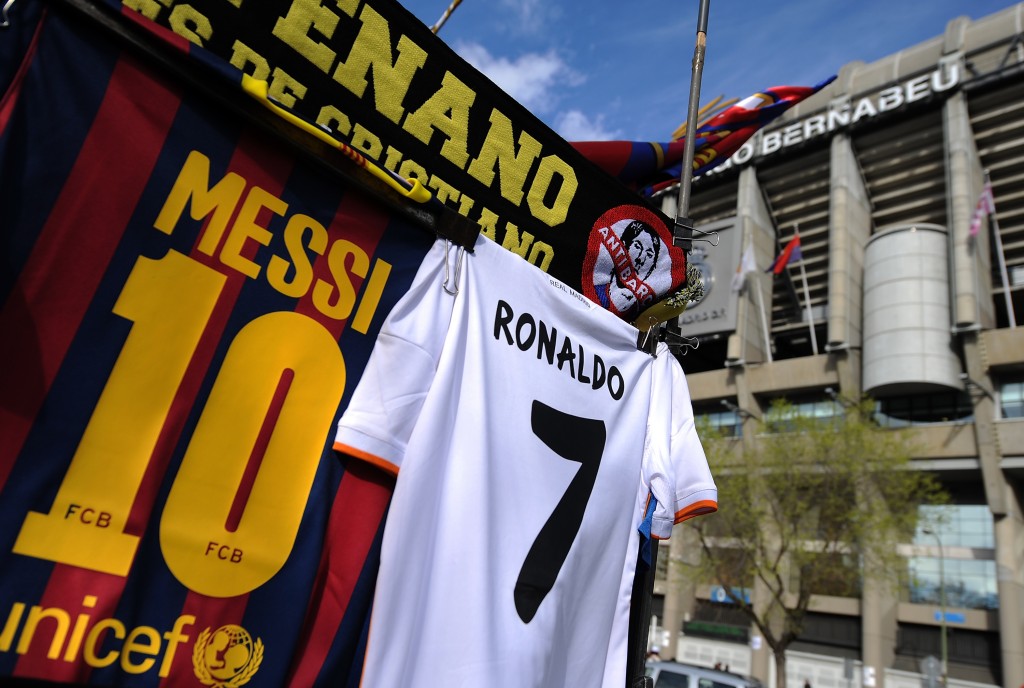 Will Ronaldo's name adorn the Blaugrana strip soon? (Photo by Denis Doyle/Getty Images)