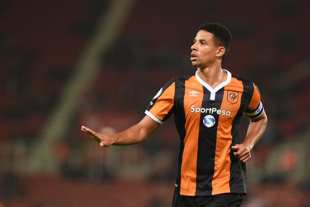 STOKE ON TRENT, ENGLAND - SEPTEMBER 21: Curtis Davies of Hull looks on during the EFL Cup Third Round match between Stoke City and Hull City at the Bet365 Stadium on September 21, 2016 in Stoke on Trent, England. (Photo by Nathan Stirk/Getty Images)