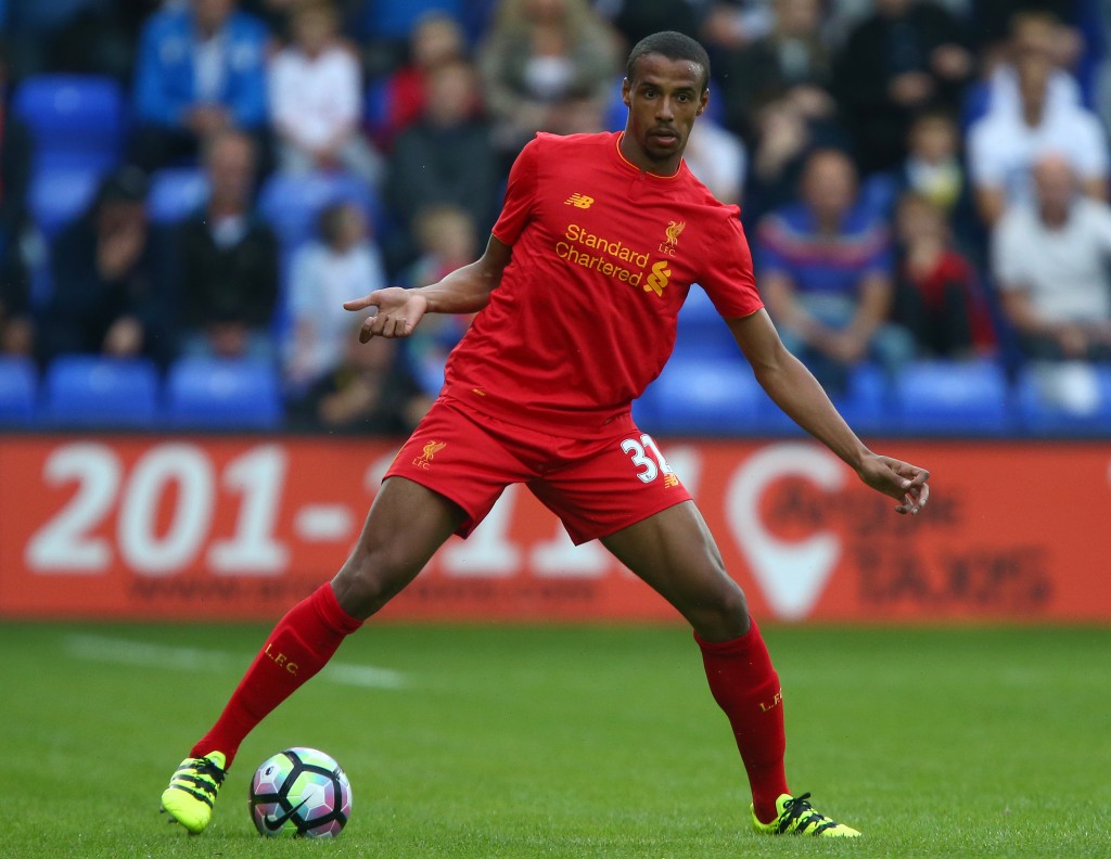 BIRKENHEAD, ENGLAND - JULY 08: Joel Matip of Liverpool during the Pre-Season Friendly match between Tranmere Rovers and Liverpool at Prenton Park on July 8, 2016 in Birkenhead, England. (Photo by Dave Thompson/Getty Images)