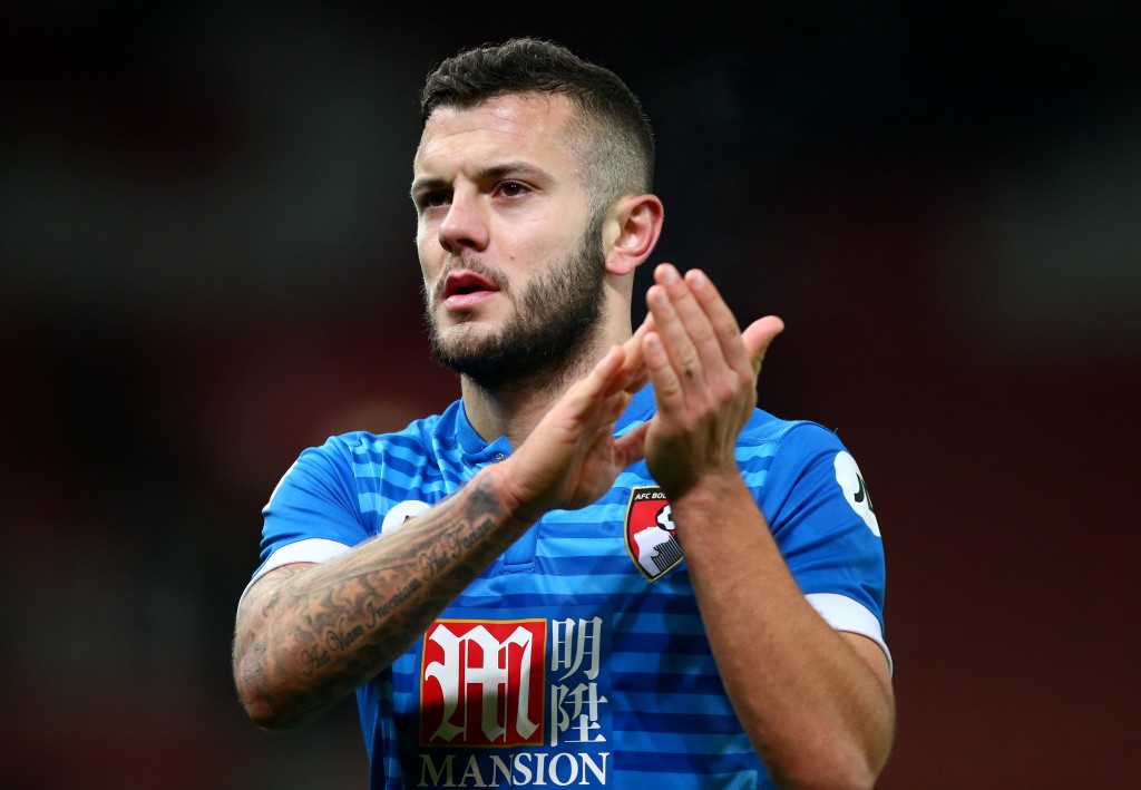 STOKE ON TRENT, ENGLAND - NOVEMBER 19: Jack Wilshere of AFC Bournemouth during the Premier League match between Stoke City and AFC Bournemouth at Bet365 Stadium on November 19, 2016 in Stoke on Trent, England. (Photo by Dave Thompson/Getty Images)