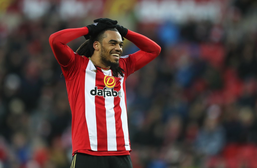 SUNDERLAND, ENGLAND - NOVEMBER 19: Jason Denayer of Sunderland reacts during the Premier League match between Sunderland and Hull City at Stadium of Light on November 19, 2016 in Sunderland, England. (Photo by Chris Brunskill/Getty Images)