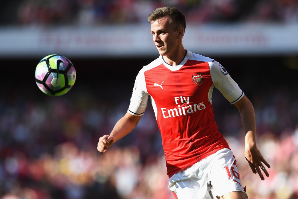 LONDON, ENGLAND - AUGUST 14: Rob Holding of Arsenal in action during the Premier League match between Arsenal and Liverpool at Emirates Stadium on August 14, 2016 in London, England. (Photo by Michael Regan/Getty Images)