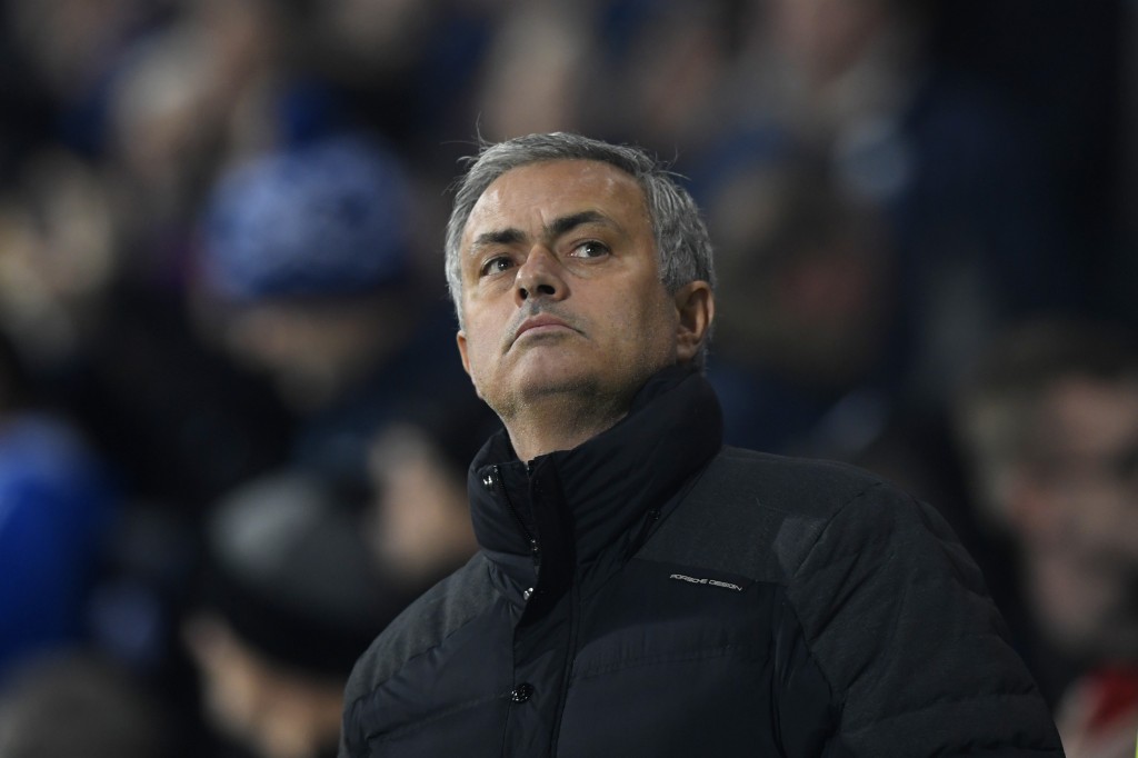 WEST BROMWICH, ENGLAND - DECEMBER 17: Jose Mourinho, Manager of Manchester United looks on during the Premier League match between West Bromwich Albion and Manchester United at The Hawthorns on December 17, 2016 in West Bromwich, England. (Photo by Stu Forster/Getty Images)