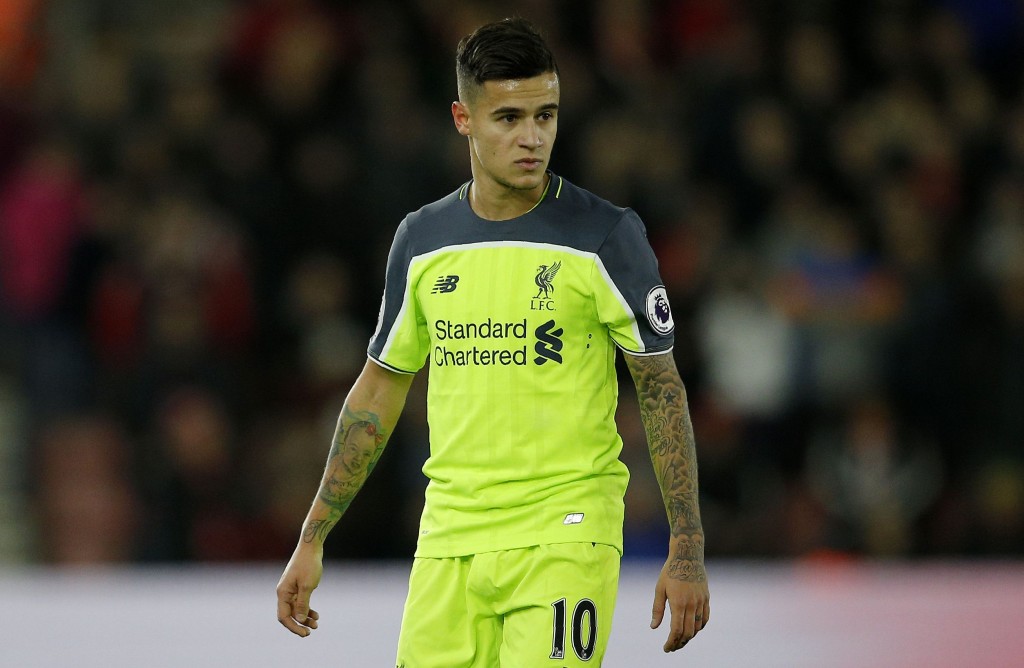 The need to achieve "big objectives" - Philippe Coutinho has urged his teammates to remain focused. (Photo courtesy - Adrian Dennis/AFP/Getty Images)