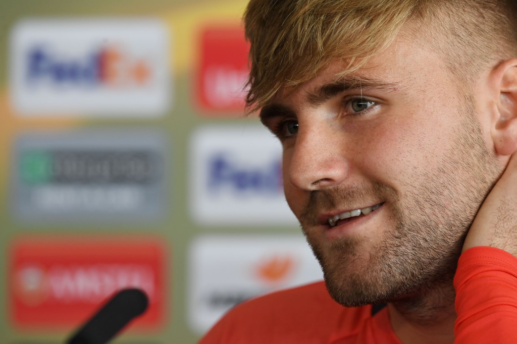 Luke Shaw is all set to make a first start in two months for Manchester United. (Photo courtesy - Paul Ellis/AFP/Getty Images)