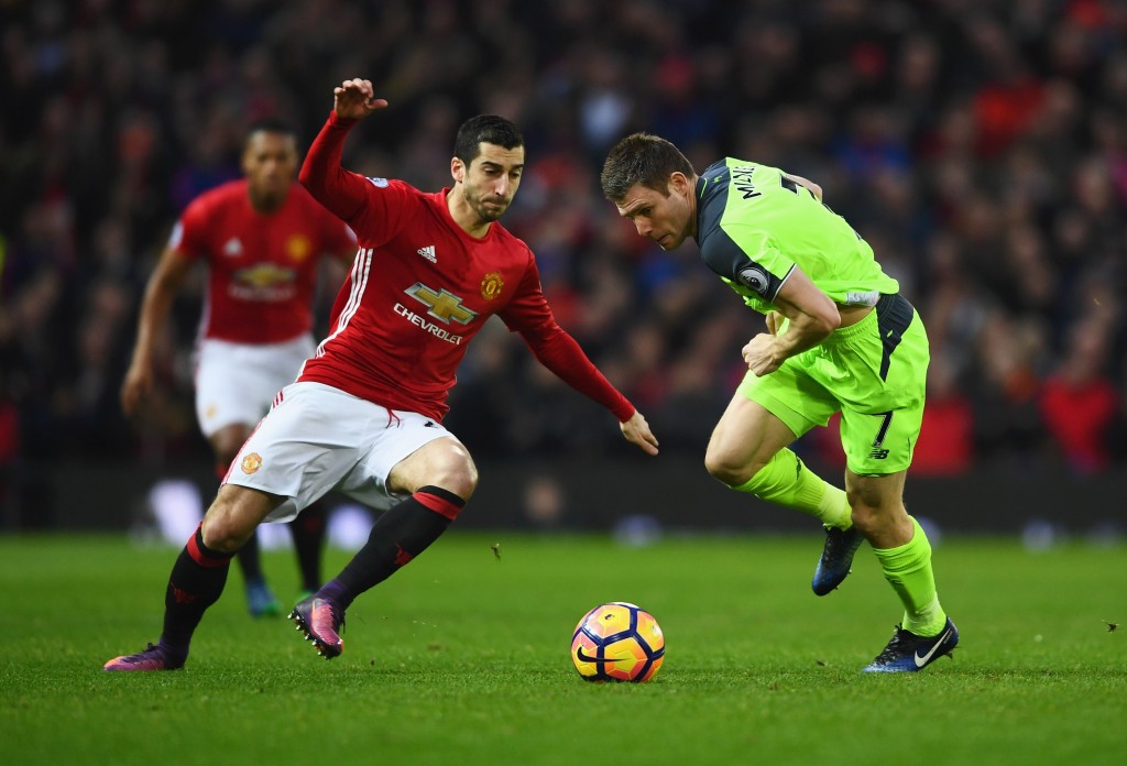 Henrikh Mkhitaryan was up against Liverpool on Sunday night, however the Armenian could well have joined the Reds in 2013. (Photo courtesy - Laurence Griffiths/Getty Images)