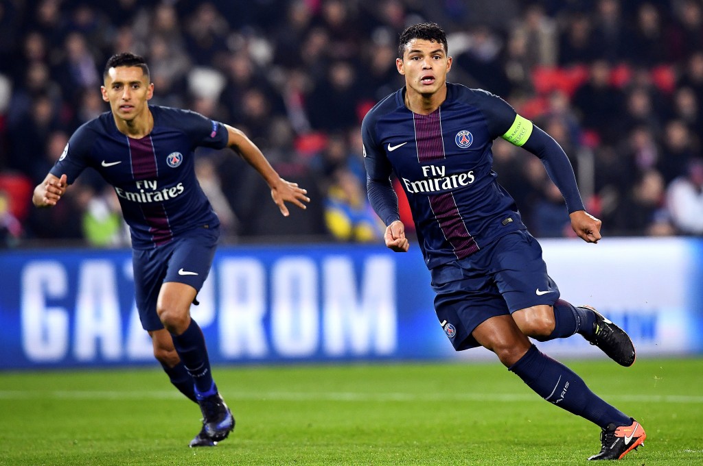 Marquinhos has forged a solid partnership with Thiago Silva this season. (Photo courtesy - Franck Fife/AFP/Getty Images)